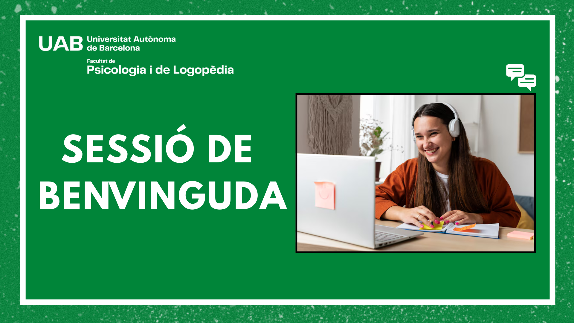 Cartell informatiu de l a Sessió de Benvinguda